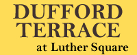 dufford terrace at luther square logo brown